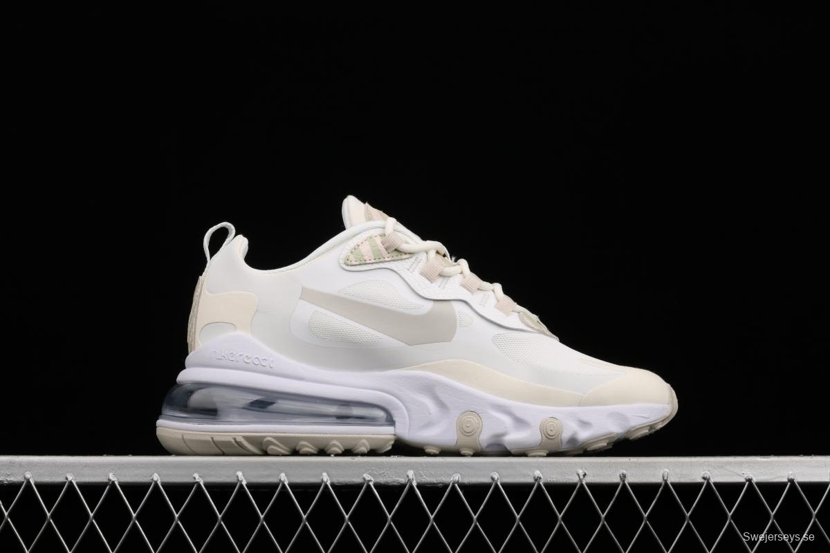 NIKE Air Max 270React new high-frequency mesh function half-palm air cushion running shoes CV8815-100