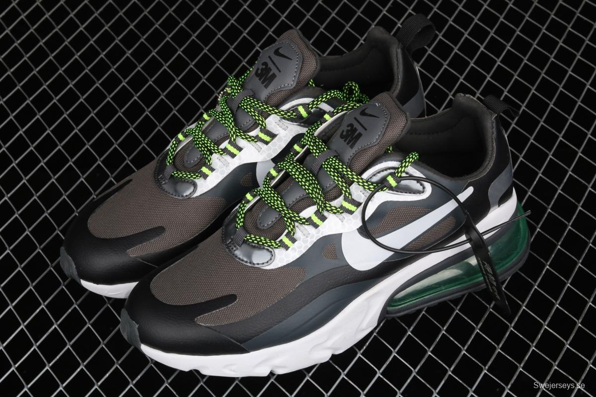 NIKE Air Max 270React new high-frequency mesh hollowing out function half-palm air cushion running shoes CT1647-001