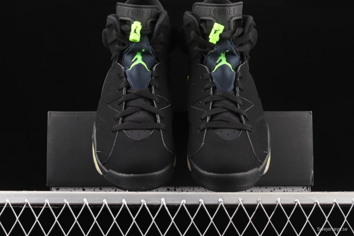 Air Jordan 6 Electric Green suede black green CT8529-003