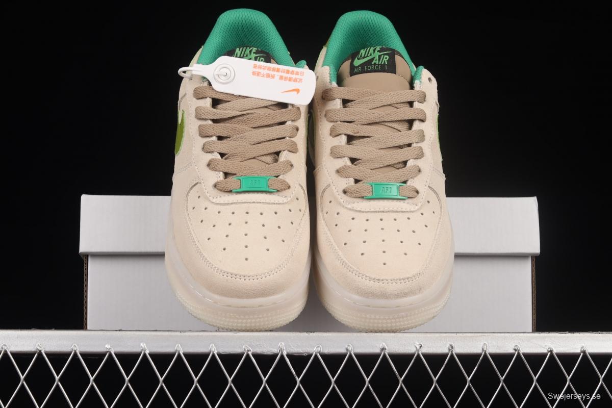 NIKE Air Force 11407 Low Cactus Desert Cactus Light Color low-top Leisure Board shoes CV1755-100