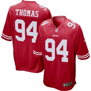 Men's Solomon Thomas Scarlet Player Limited Team Jersey