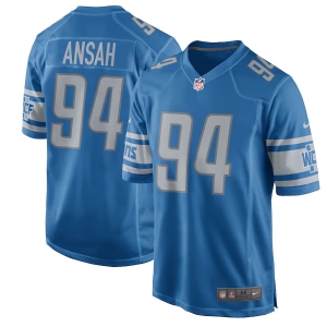 Men's Ziggy Ansah Blue 2017 Player Limited Team Jersey