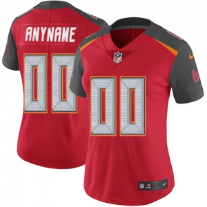 Women's Red Custom Game Team Jersey