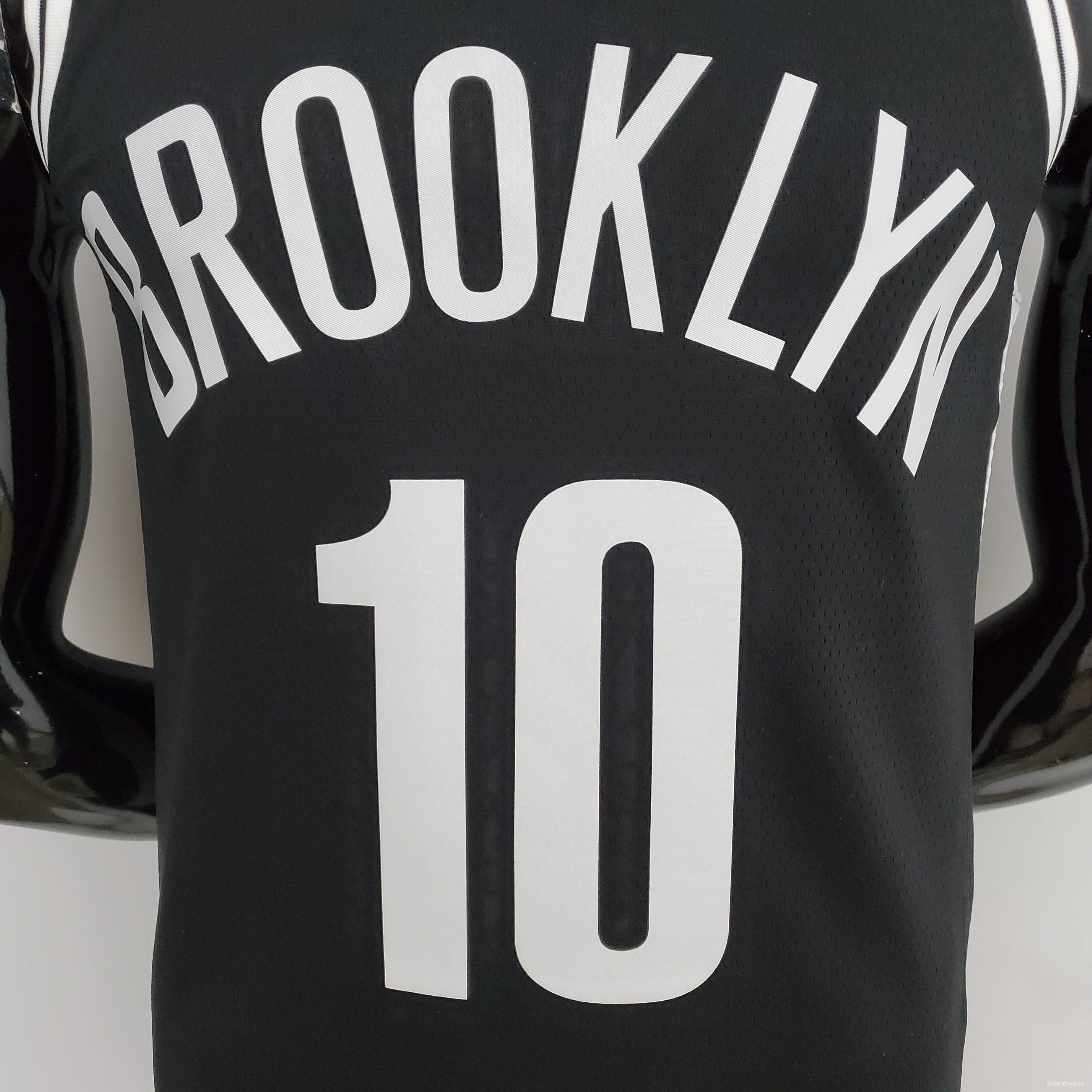 NBA 75th Anniversary Simmons #10 Nets Black Jersey