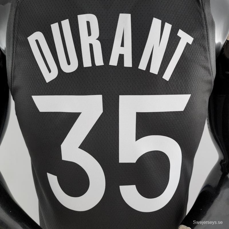 2020 DURANT #35 Warriors City Edition Black &amp; Grey NBA Jersey