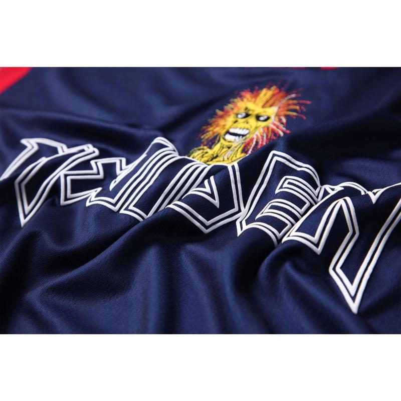 Retro 98/99 West Ham United x Iron Maiden Long Sleeve Navy Jersey