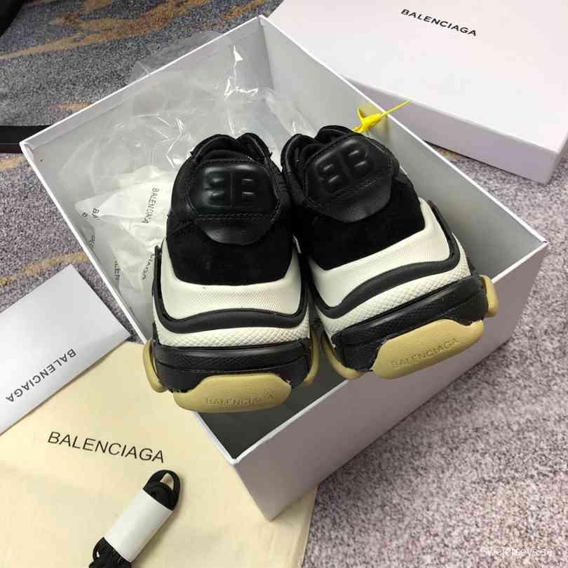 Men Balenciaga Triple-S 2 Yellow Black Sneaker