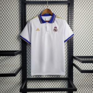 23-24 Real Madrid White POLO Jersey