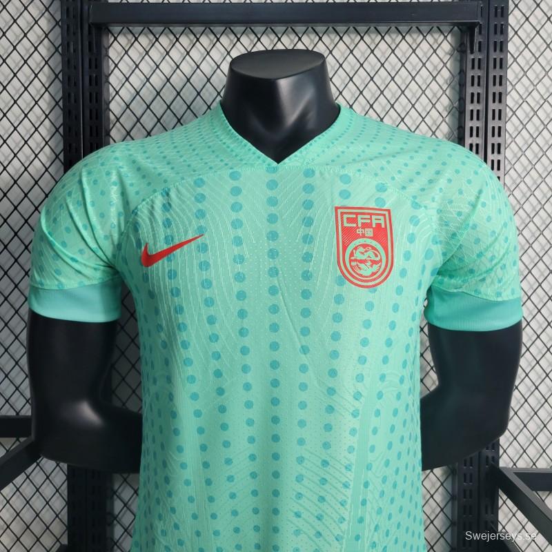 Player Version 23-24 China Away Green Jersey