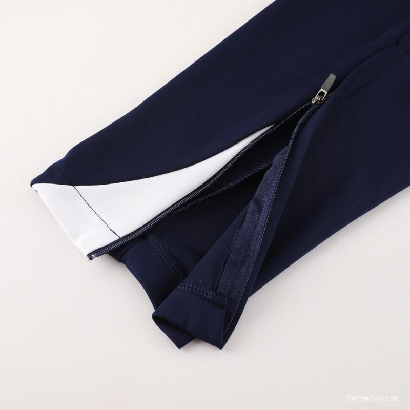 24/25 Nike Navy Half Zipper Jacket+Long Pants