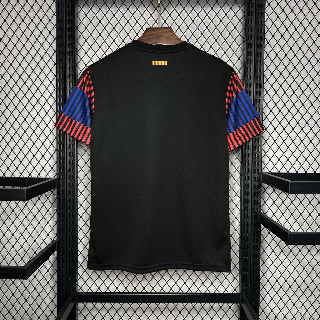 24/25 Barcelona Pre-Match Red/Blue Stripe Jersey