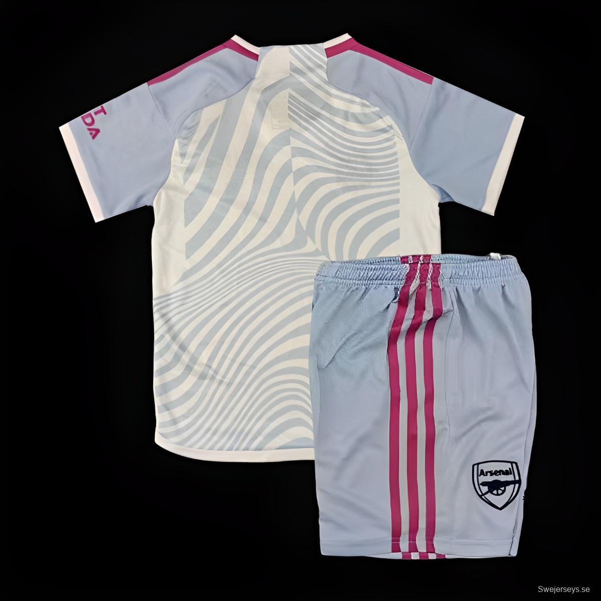 23/24 Arsenal Women Away For Kids Jersey