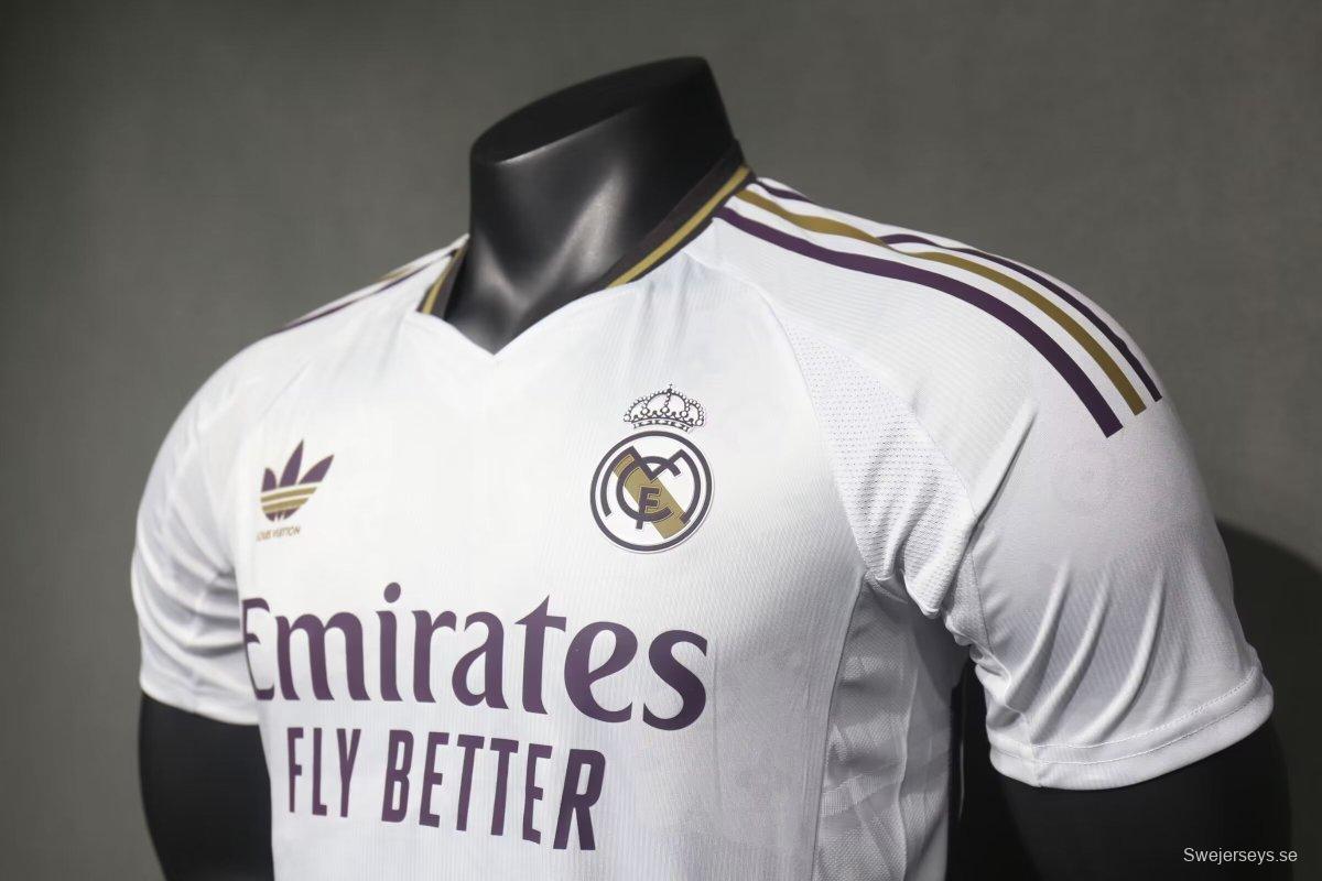 Player Version 24/25 Real Madrid x LV White Special Jersey