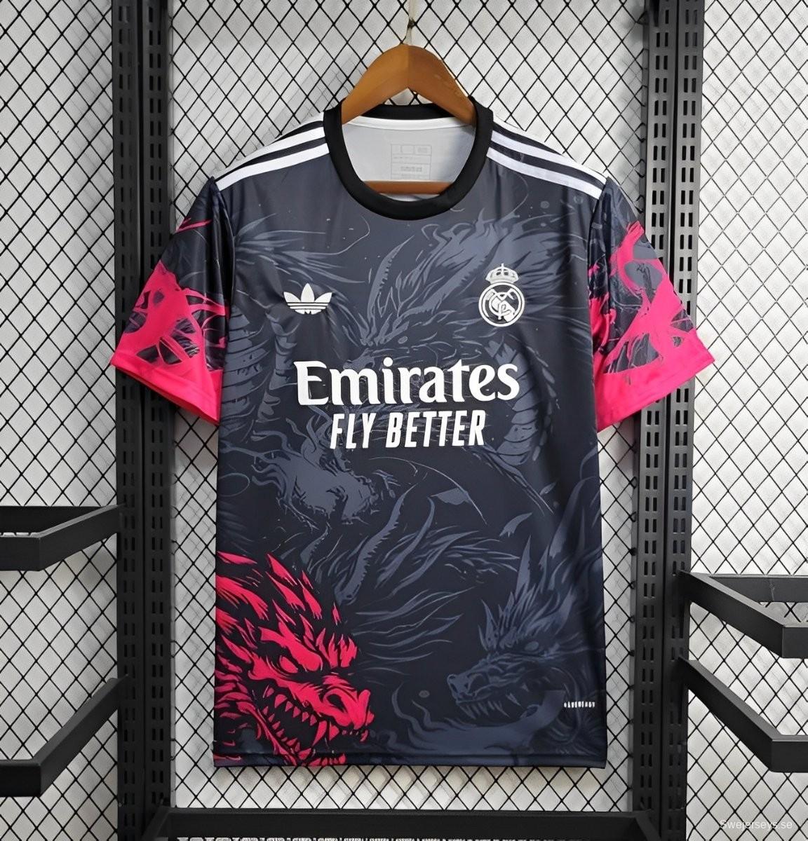 24/25 Real Madrid Black/Red Dragon Special Jersey